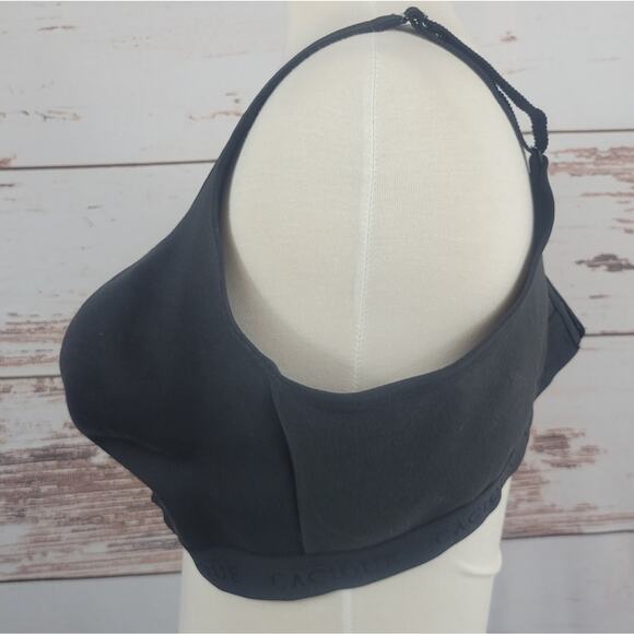 Cacique Unlined Full Coverage No Wire Bras Set of 3 Black Grey Size 46C - Picture 8 of 16